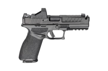 Image of Springfield Armory Echelon Comp Semi Auto Pistol, 9mm Luger, 4.5 inch Barrel, Fixed, Black, Polymer, 10 Round Capacity, EC9459BLCCOMPPAC