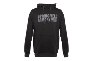 Image of Springfield Armory GEP1663XL Springfield Flag Logo Men's Sweatshirt Charcoal Gra