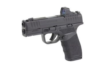 Image of Springfield Armory Hellcat Pro Comp Semi Auto Pistol, 9mm Luger, 3.8 inch Barrel, Fixed, Black, Polymer, 10 Round Capacity, HCP9379BOSPLCCOMPAC