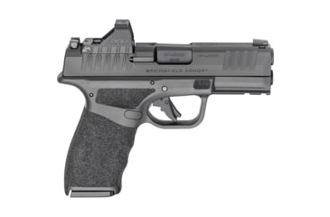 Image of Springfield Armory Hellcat Pro Comp Semi Auto Pistol, 9mm Luger, 3.8 inch Barrel, Fixed, Black, Polymer, 10 Round Capacity, HCP9379BOSPLCCOMPAC