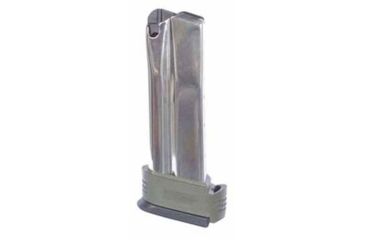 Image of Springfield Armory XD Compact .45 ACP Extended Magazine w/ Sleeve, 13 Round, Green, 1 Pack, Stainless Steel, XD4548-13RD