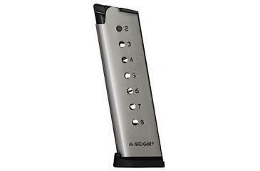 Image of Springfield Armory 1911 .45 ACP 8 Round Pistol Magazine, Black, 1 Pack, Stainless Steel, PI6074-8RD