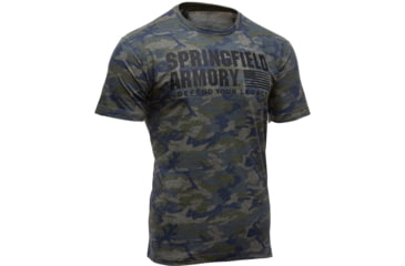 Image of Springfield Armory Vintage Camo Short Sleeve T-Shirt - Mens, Camo, 2XL, GEP71282X