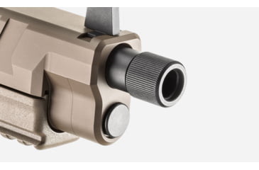 Image of Springfield Armory XD-M 4.5in Threaded Barrel, Glock 17, 9mm Luger, 5.28 inch, 1-10 Twist, 5x28 Thread, Melonite, Black, XDM0901TB-KIT