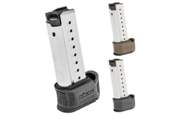Image of Springfield Armory XD-S MOD.2 9mm 9 Round Magazine w/ Sleeve, Black, Flat Dark Earth, Gray