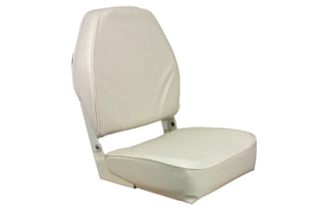 Image of Springfield Marine High Back Folding Coach Seat, White, 1040649