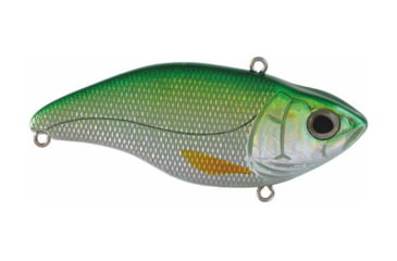 Image of Spro Aruku Shad 75 Lipless Rattle Crankbait, Sinking, Green Shiner, 3in, 5/8oz, SAS75GSR