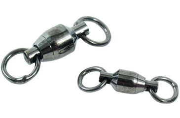 Image of Spro Ball Bearing Swivel 2-Welded Ring Sz5 200Lb Black 2Pk, SBSB2WR-05-2