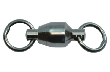 Image of Spro Ball Bearing Swivel 2-Welded Ring Sz7 420Lb Black 2Pk, SBSB2WR-07-2