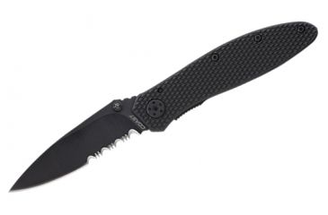 Image of Coast S.P.T. Black Folding, Fine Edge Knife LX325