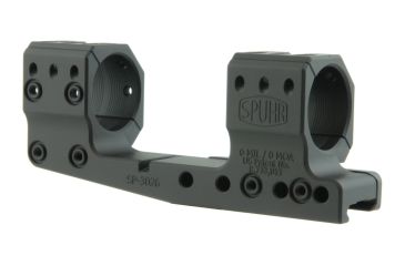Image of Spuhr 30mm Cantilever Rifle Scope Mount, Black, Height- 32mm/1.26in, SP-3026C