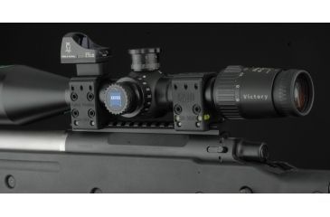 Image of Spuhr 30mm Rifle Scope Ring Mount, Black, Height 25.4 mm/1in/Length 32 mm/1.26in 1006936