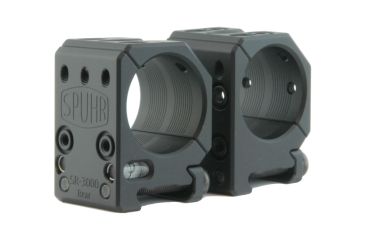 Image of Spuhr 30mm Rifle Scope Ring Mount, Black, Height 25.4 mm/1in/Length 32 mm/1.26in 1006936