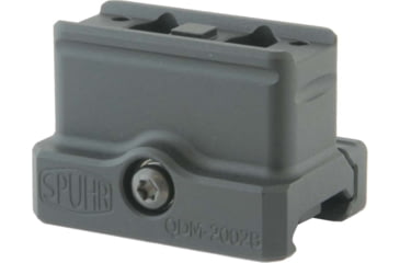 Image of Spuhr Aimpoint T-2 RDS Mount, Lower 1/3, 42mm/1.65in QD, Black, QDM-2002B