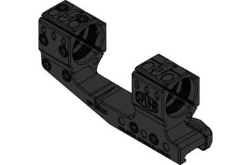 Image of Spuhr Cantilever Scope Mount, 30 mm Tube, 38 mm, 0 Mil, Black, SP-3022CM