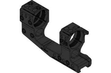Image of Spuhr Cantilever Scope Mount, 34 mm Tube, 48 mm, 0 Mil, Black, SP-4024CM