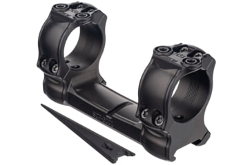 Image of Spuhr Picatinny Interface Mount, 0 MOA, Dia 30mm, H 30mm, Black, SCP-3001D