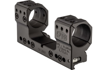 Image of Spuhr Scope Mount 30mm Tube, 38mm, 6Mil, Picatinny, Black, SP-3602M
