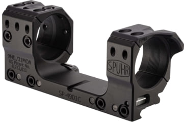 Image of Spuhr Scope Mount 34mm Tube, 30mm, 9Mil, Picatinny Gen3, Black, SP-4901CM