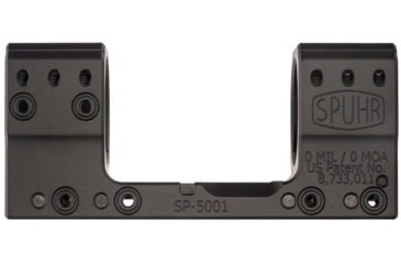 Image of Spuhr Scope Mount 35mm Tube, 30mm, 0Mil, Picatinny, Black, SP-5001M