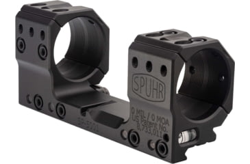 Image of Spuhr Scope Mount 35mm Tube, 30mm, 0Mil, Picatinny, Black, SP-5001M