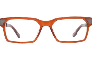 Image of Spy Optic Abel Eyeglass Frames, Trans Sepia/Gunmetal Frame, 573357304000