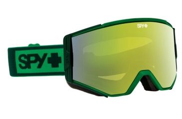 Image of Spy Optic Ace Ski Goggles - Elemental GreenFrame, Bronze W/ Green Spectra &amp; Yellow Lens, 310071171292