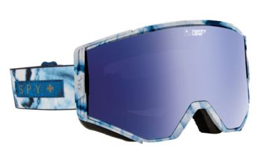 Image of Spy Optic Ace Ski Goggles - Marbled BlueFrame, Happy Rose W/ Dark Blue Spectra &amp; Happy Persimmon Lens, 310071182411
