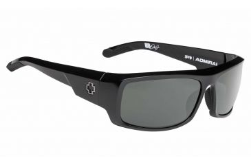 Image of Spy Optic Admiral Bifocal Prescription Sunglasses, Black Frame, Happy Gray Green Lens-672350038863BI