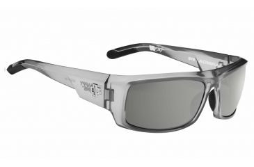 Image of Spy Optic Admiral Bifocal Prescription Sunglasses, Clear Smoke Frame, Happy Gray Green W/ Silver Mirror Lens-672350204358BI
