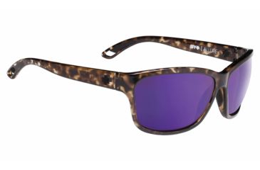 Image of Spy Optic Allure Single Vision Prescription Sunglasses, Smoke Tortoise Frame, Happy Bronze W/ Purple Spectra Lens-673249888366SV