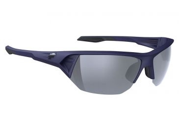 Image of Spy Optic Alpha Sunglasses w/ Matte Blue Frame &amp; Grey Black Mirror Lens