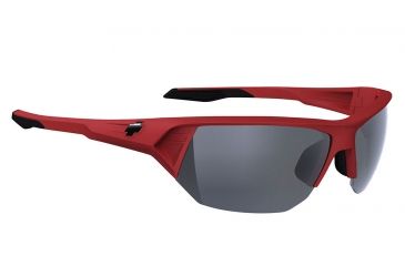 Image of Spy Optic Alpha Sunglasses w/ Matte Red Frame &amp; Grey Black Mirror Lens