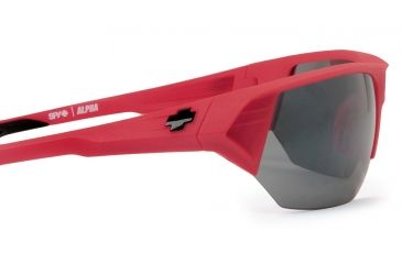 Image of Spy Optic Alpha Sunglasses w/ Matte Red Frame &amp; Grey Black Mirror Lens