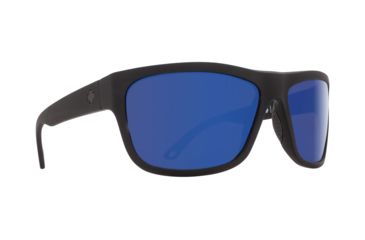 Image of Spy Optic Angler Single Vision Prescription Sunglasses, Soft Matte Black Frame, Polarized, 673237973438SV