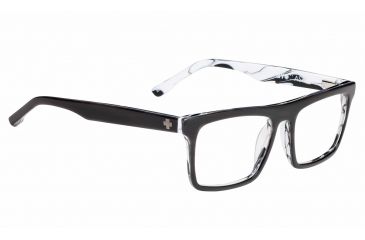 Image of Spy Optic Asher Single Vision Prescription Eyeglasses, Black Horn Frame-573257074000SV