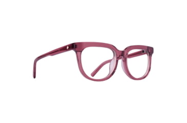 Image of Spy Optic Bewilder Optical 53 Sunglasses, Translucent Salmon Frame, Demo w/ Spy+ Lens Print Lens, One Size, 151768
