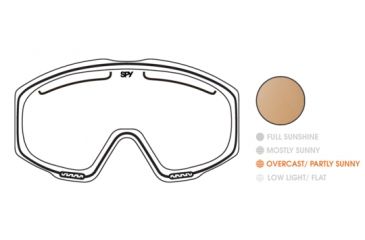 Image of Spy Optic Bias Replacement Lens - Persimmon 101018000190