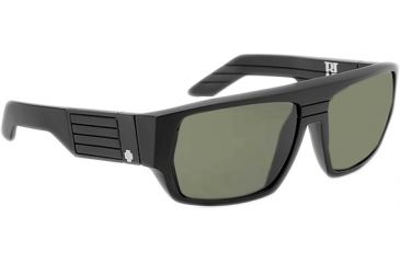 Image of Spy Optic Blok Sunglasses Matte Black Frame Grey Lens 670923374129