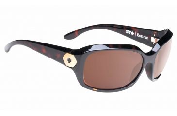 Image of Spy Optic Bonnie Sunglasses, Classic Tort Frame, Happy Bronze Lens 673251883865