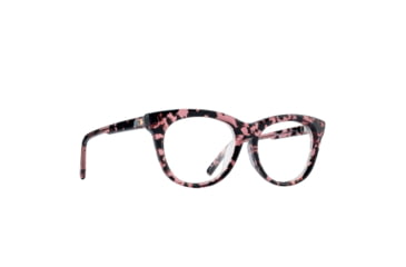 Image of Spy Optic Boundless Optical 53 Sunglasses, Gloss Peach Pink Tort Frame, Clear Lens, Medium/Large, 134089