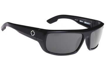 Image of Spy Optic Bounty Sunglasses, Ansi Black Frame, Gray Lens 673017242129