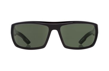 Image of Spy Optic Bounty Sunglasses, Black ANSI Rx Frame, Happy Gray/Green Lens, 673017242863