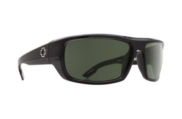 Image of Spy Optic Bounty Sunglasses, Black ANSI Rx Frame, Happy Gray/Green Lens, 673017242863
