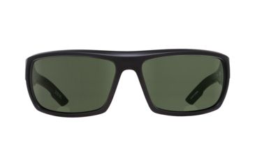 Image of Spy Optic Bounty Sunglasses, Matte Black ANSI Rx Frame, Happy Gray/Green Lens, 673017243863