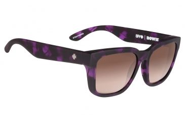 Image of Spy Optic Bowie Bifocal Prescription Sunglasses, Soft Matte Purple Tortoise Frame, 673247435355BI