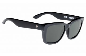 Image of Spy Optic Bowie Sunglasses, Black Frame, Happy Grey Green Lens 673247038863