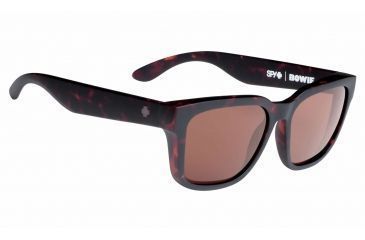 Image of Spy Optic Bowie Sunglasses, Matte Camo Tort Frame, Happy Bronze Lens 673247995865