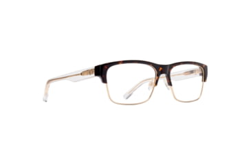 Image of Spy Optic Brody 5050 57 Men's Sunglasses, Dark Tort Crystal Frame, Demo w/ Spy+ Lens Print Lens, Large/Extra Large, 94151