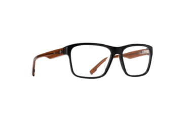 Image of Spy Optic Brody 58 Men's Sunglasses, Matte Black Trans Sepia Frame, Demo w/ Spy+ Lens Print Lens, Medium, 95351